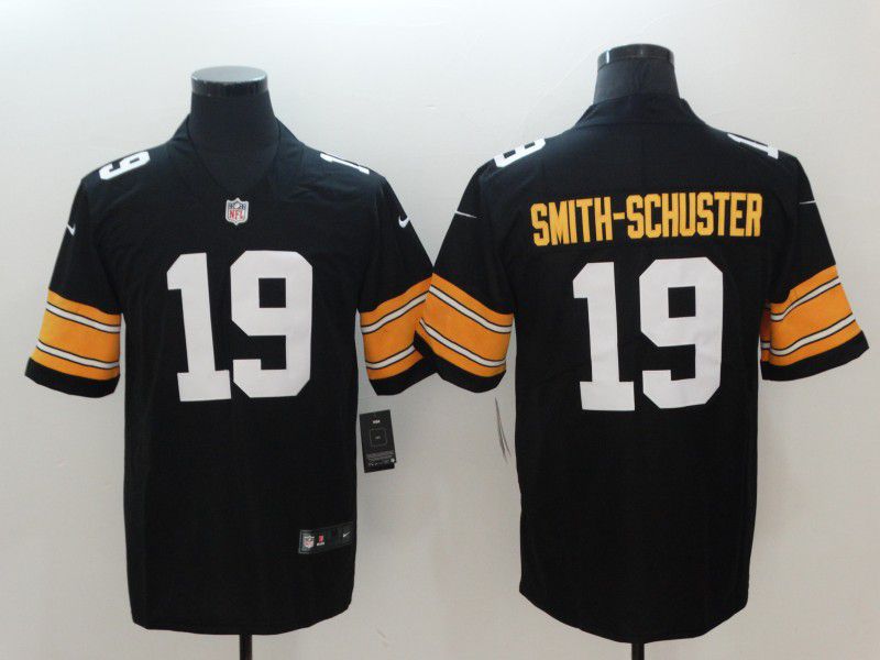 Men Pittsburgh Steelers 19 Smith-schuster Black Nike Vapor Untouchable Limited NFL Jerseys